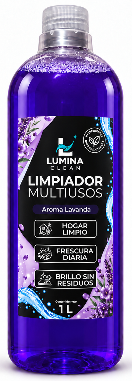 Limpiador multiusos aroma lavanda Lumina Clean de 1 litro