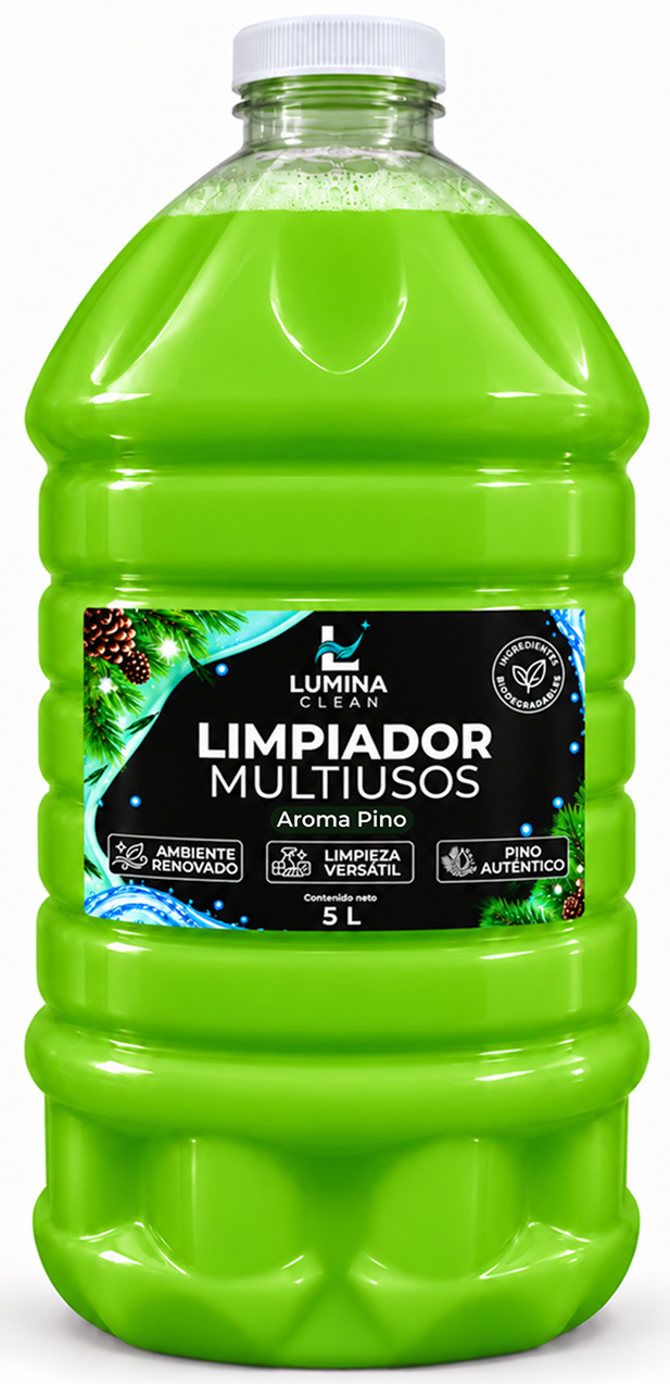 Limpiador multiusos aroma pino Lumina Clean de 5 litros